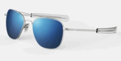 FlightSunglasses Randolph Aviator Sunglasses<span> -Atlantic Blue Lenses</span> -Flightsunglasses randophAF254corner
