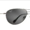 FlightSunglasses Maui Jim Sea House 772 Sunglasses<span>- Silver With Polarized Neutral Grey Lens</span>