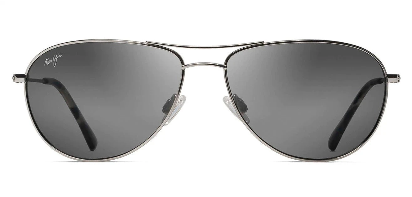 FlightSunglasses Maui Jim Sea House 772 Sunglasses<span>- Silver With Polarized Neutral Grey Lens</span> 4 FlightSunglasses Maui Jim Sea House 772 Sunglasses<span>- Silver With Polarized Neutral Grey Lens</span> - Image 2
